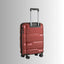 Vibrant Red Hardcase Luggage Set - 28', 24', and 20' Sizes - Korvel