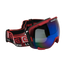 Red Bomber Goggles with Flash Blue Lens for Ultimate Performance - Korvel