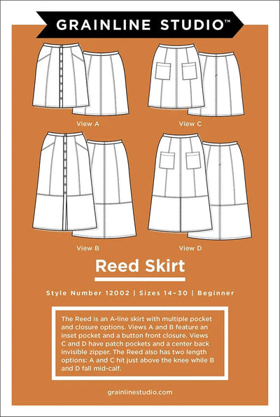 Reed A-Line Skirt in Sizes 14-30