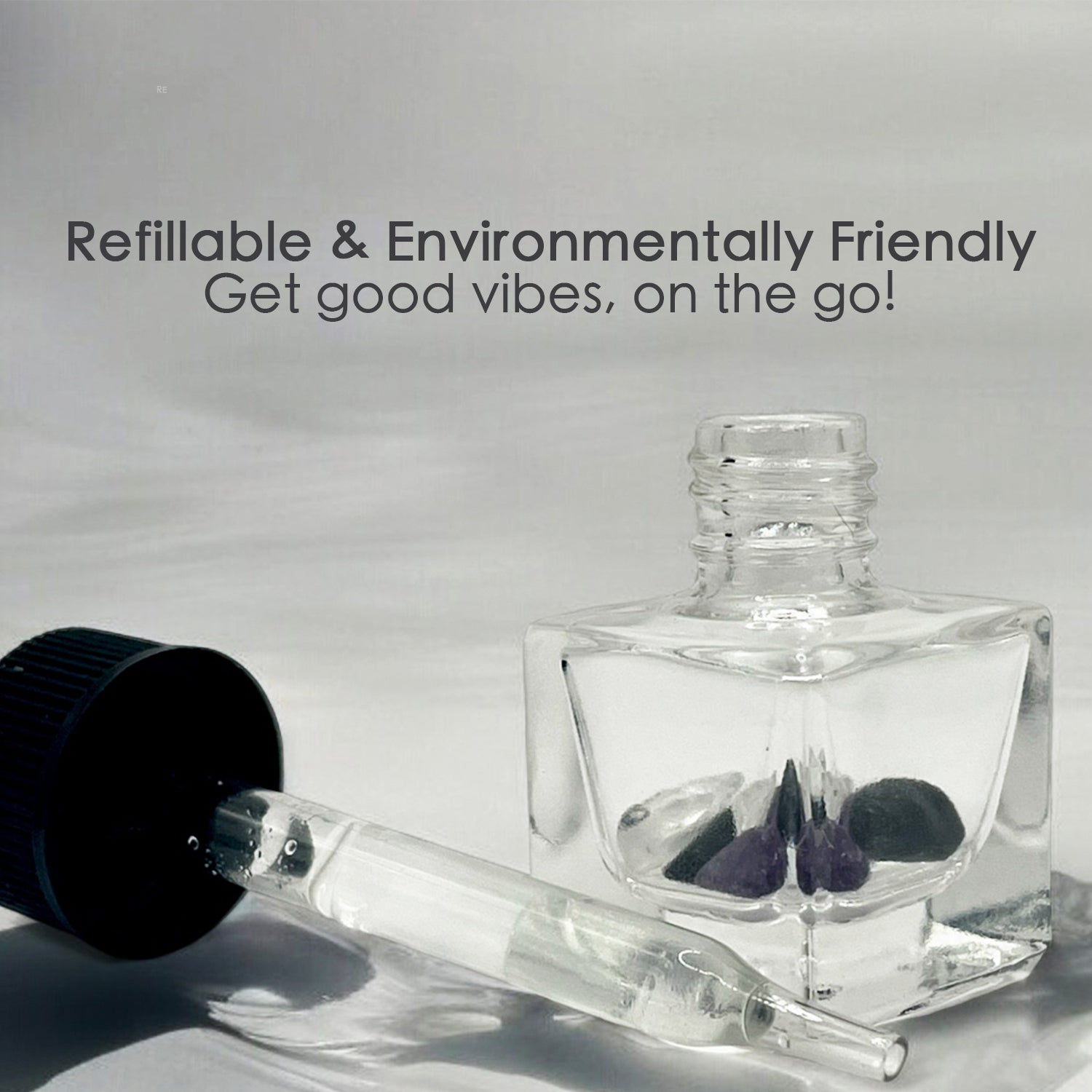 Pisces Zodiac Crystal-Infused Aromatherapy Diffuser - 8ml Car Air Freshener - Korvel
