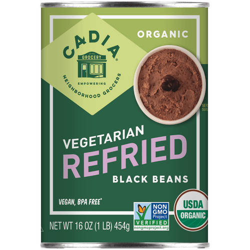 Organic Refried Black Beans – Rich & Earthy | CADIA
