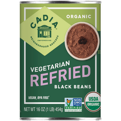 Organic Refried Black Beans – Rich & Earthy | CADIA