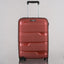 20-Inch Vibrant Red Spinner Carry-On Luggage with 360° Mobility - Korvel
