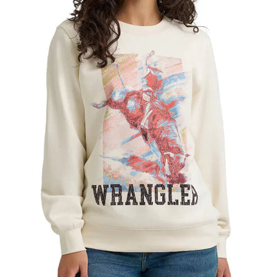 Pastel Bucking Horse Sweatshirt | Wrangler Women's Collection - Korvel