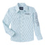 Wrangler Boys' Aqua & Grey Logo Snap Shirt - Korvel