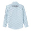 Wrangler Boys' Aqua & Grey Logo Snap Shirt - Korvel