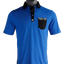 Polo à poche Rockwell en tri-blend - Bleu