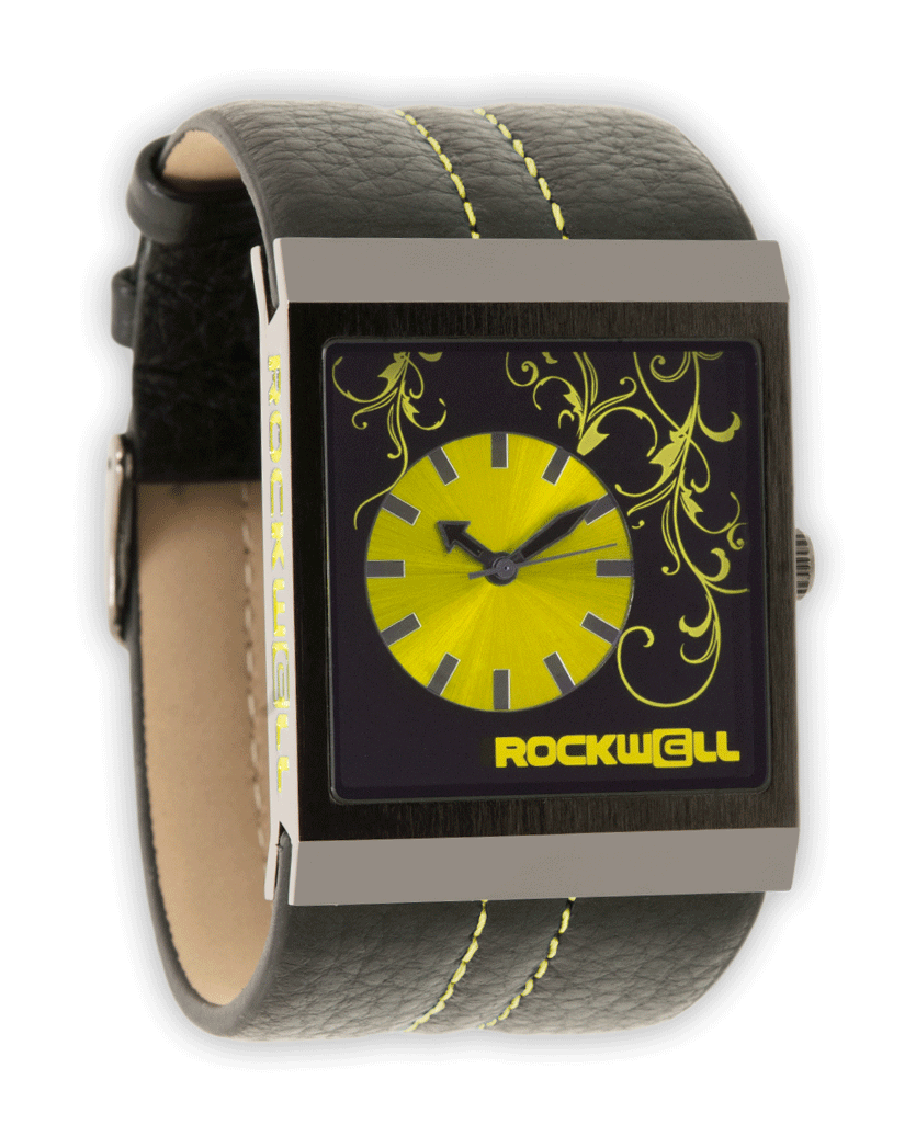 Reloj Mercedes Negro y Amarillo