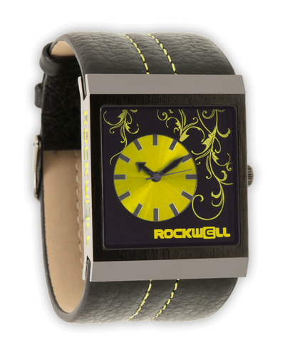 Mercedes Black and Yellow Watch