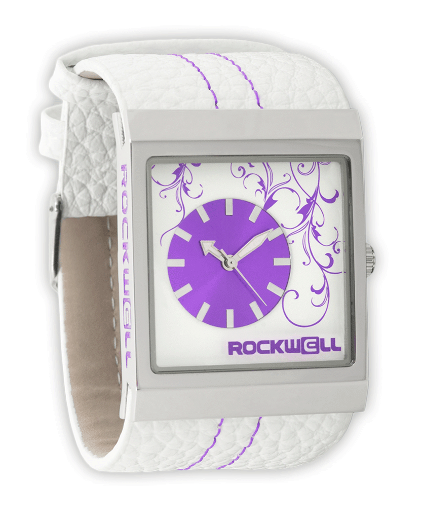 Mercedes White/Purple Watch