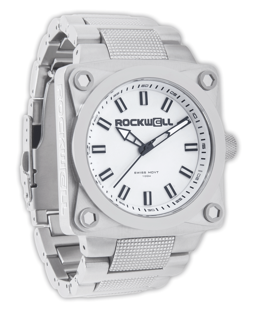 Montre 747 Argent/Blanc