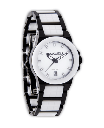 Katelynn Black/White Ceramic Watch