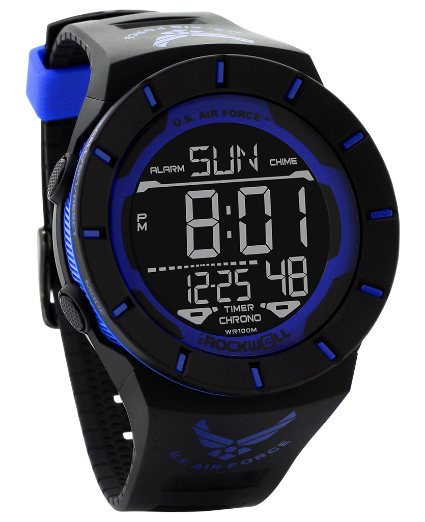 Montre Coliseum Air Force Edition - Noir/Bleu