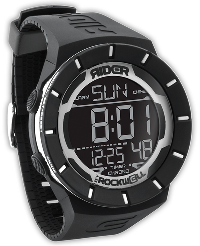 Reloj Multifuncional Coliseum Negro/Blanco
