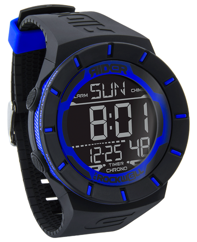 Montre numérique multifonction Coliseum (Noir/Bleu)