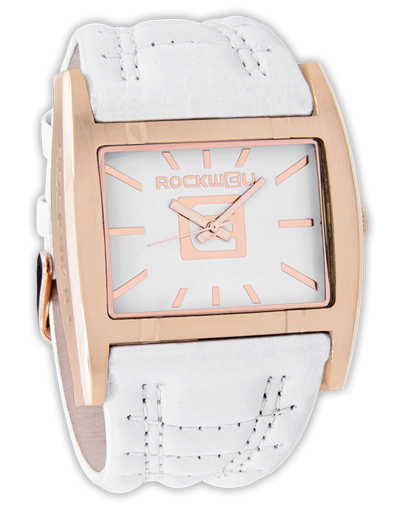 Montre Apostle Or Rose/Blanc