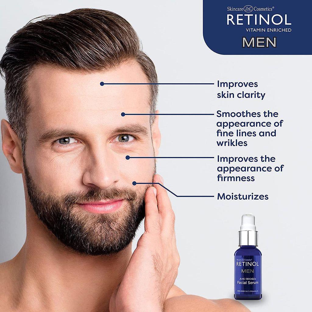 Sérum facial au rétinol premium pour hommes