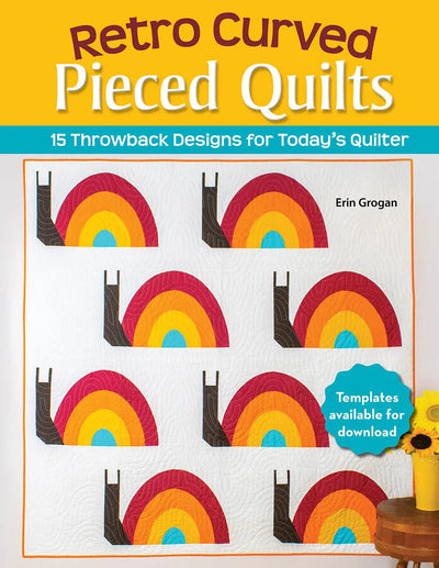 Retro Curved Pieced Quilts - Modern Sewing Patterns