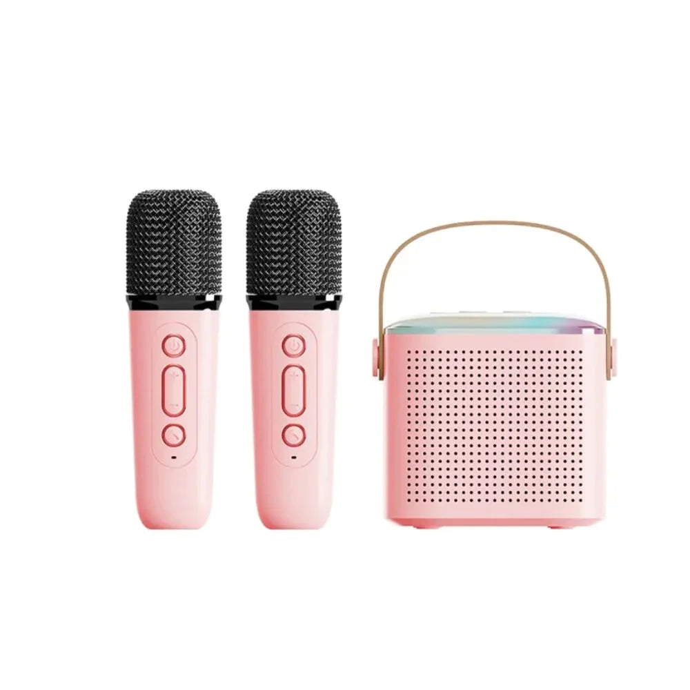 Machine de karaoké Bluetooth premium avec microphones doubles