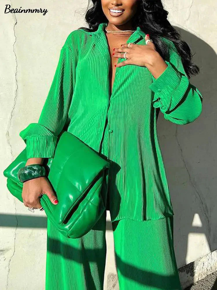 Conjunto de Traje Sólido para Elegancia Profesional