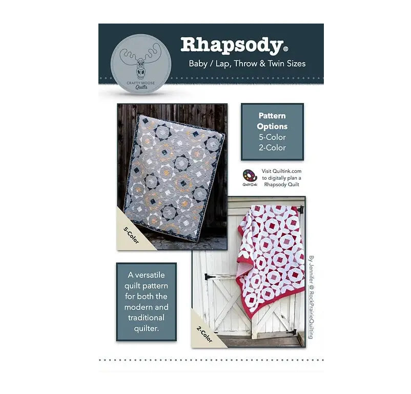 Patrón de Libro Impreso Rhapsody para Decoración del Hogar