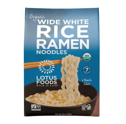 Nouilles Ramen en Riz Blanc Large et Biologique par Lotus Foods