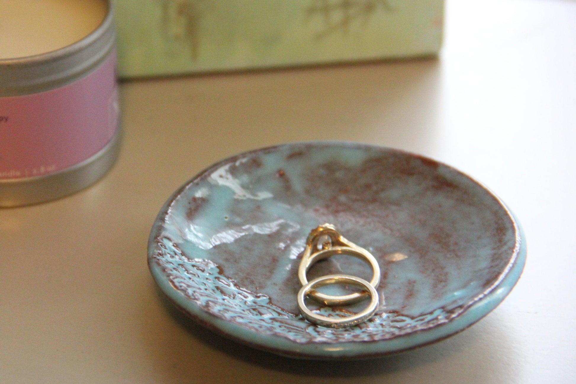 Artisan Lace-Pressed Ring Dish - Korvel