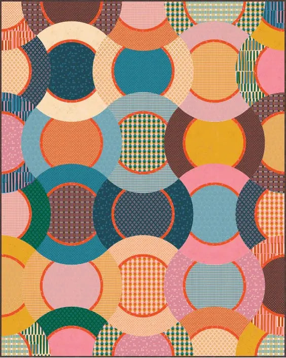 Patrón de Colcha Efecto Ripple de Everyday Stitches