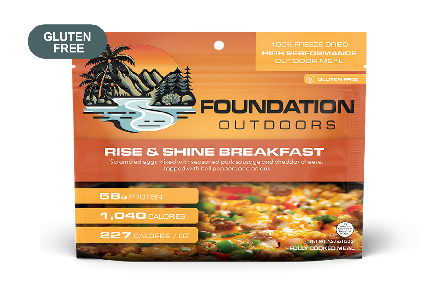FOUNDATION Outdoors Rise & Shine Breakfast Meal