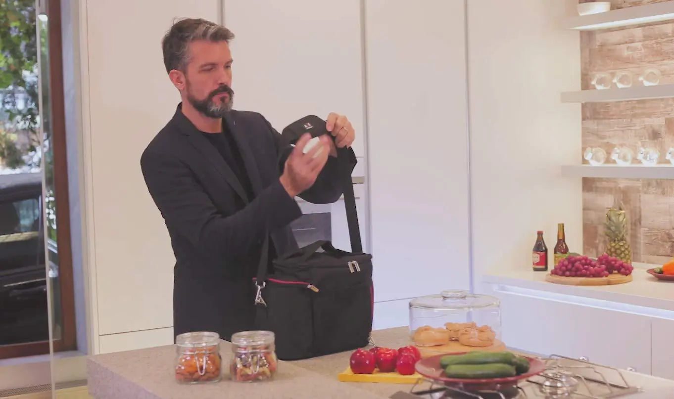 Caja de Almuerzo Aislada Premium para Preparación de Comidas para Comer Fuera