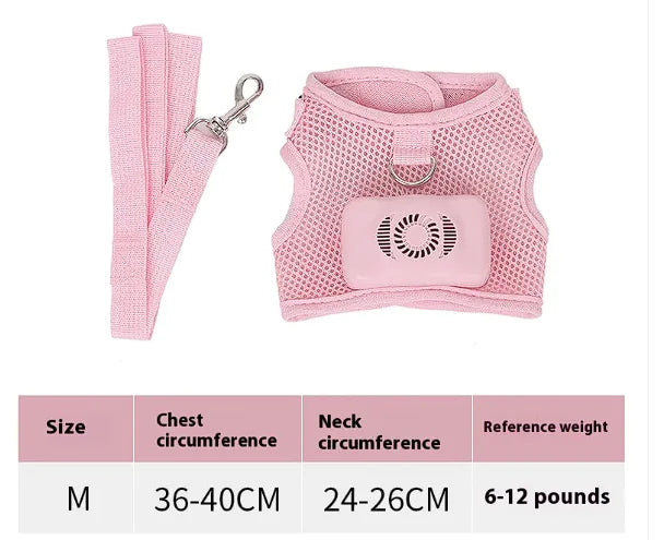 Cooling Dog Vest Harness with Adjustable Chest Strap