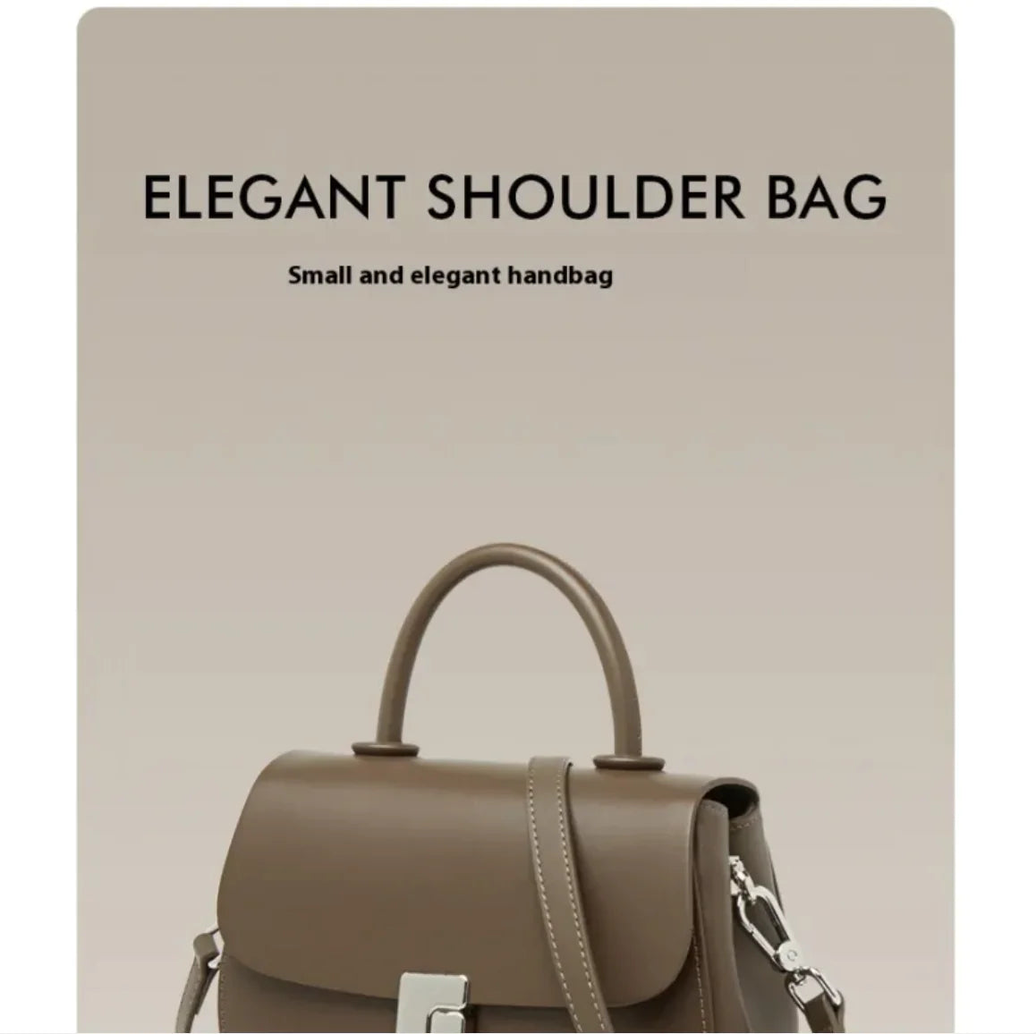 Sac bandoulière en cuir rétro