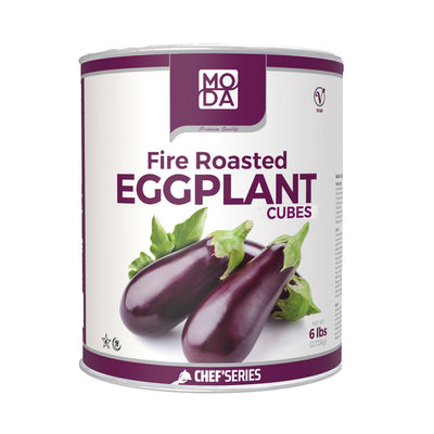 Puré de berenjena asada Moda – Enlatado, 6 lbs (2,72 kg)