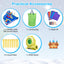 Rocket Theme Inflatable Water Slide Park with 950W Blower