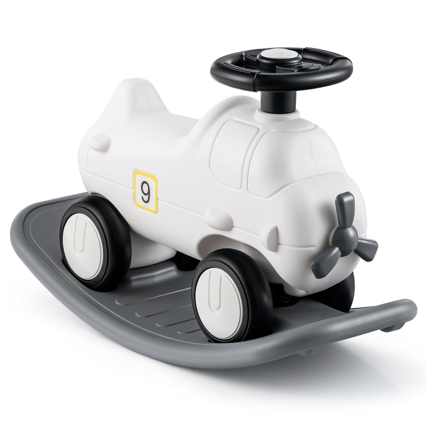 3-in-1 Rocking Horse and Sliding Car with Balance Board