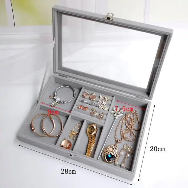 Organizador de Joyería de Terciopelo