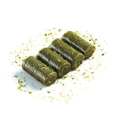 Moda Baklava – Rollo de pistacho, paquete para fiestas, 48 ​​piezas, 1250 g