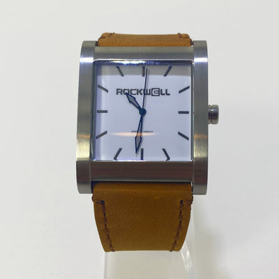 Rook Silver/White Watch - Timeless Elegance