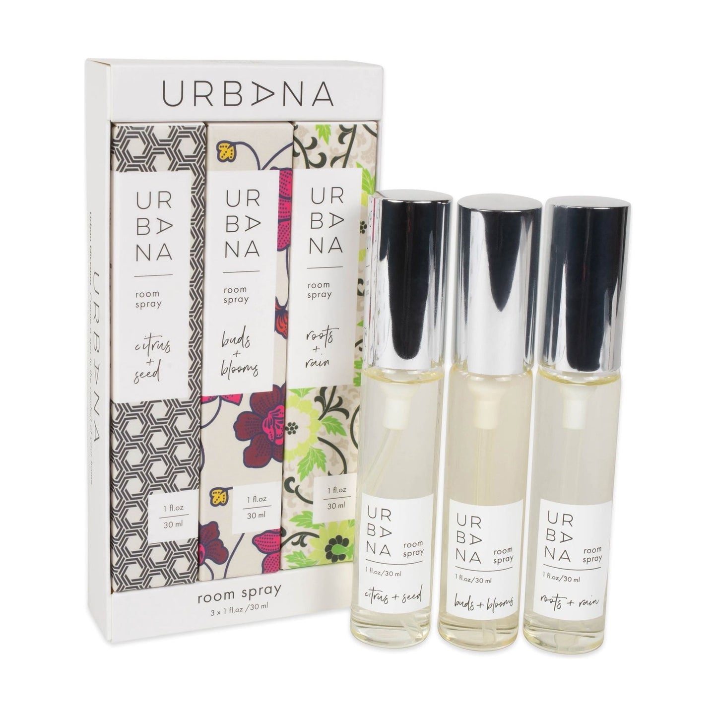 Urbana Room Sprays Home Collection Set - 3x30ml