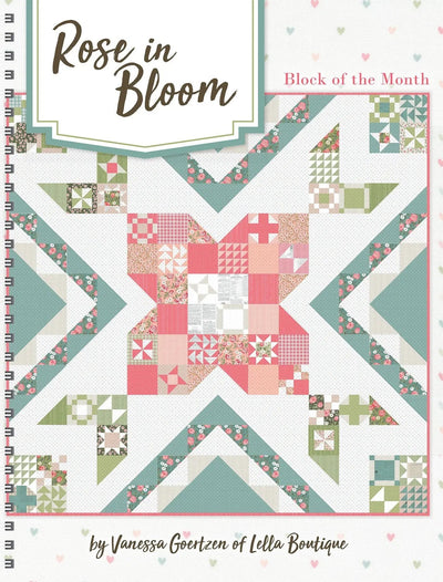 Rose in Bloom Quilt Pattern Book