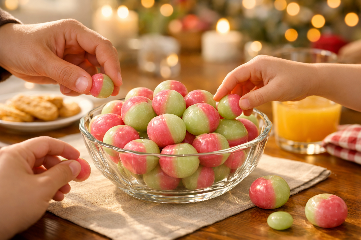 Bonbons durs sans sucre Andy Anand à la pomme rosée - 25 pièces