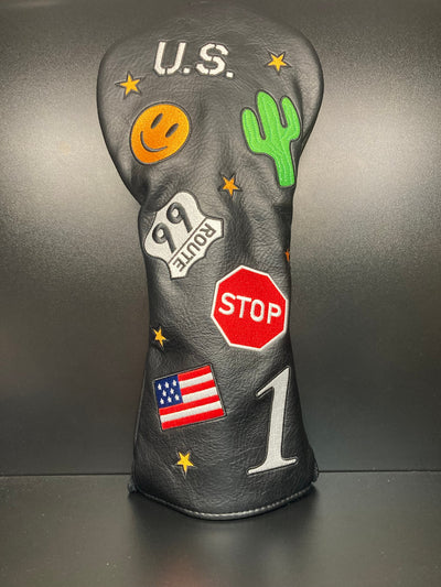 Vintage Route 66 Golf Club Headcover