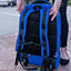 Royal Blue Leather Carry-On Roller Bag (Only 150 Made) - Korvel