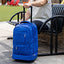 Royal Blue Leather Carry-On Roller Bag (Only 150 Made) - Korvel