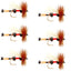 Classic Royal Trude Dry Fly Set - 6 Size 12 Hooks - Korvel