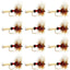Premium Royal Wulff Dry Flies for Trout Fishing - 12 Pack Size 14 - Korvel