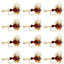 Classic Royal Wulff Trout Dry Flies - 12 Premium Size 16 Flies - Korvel
