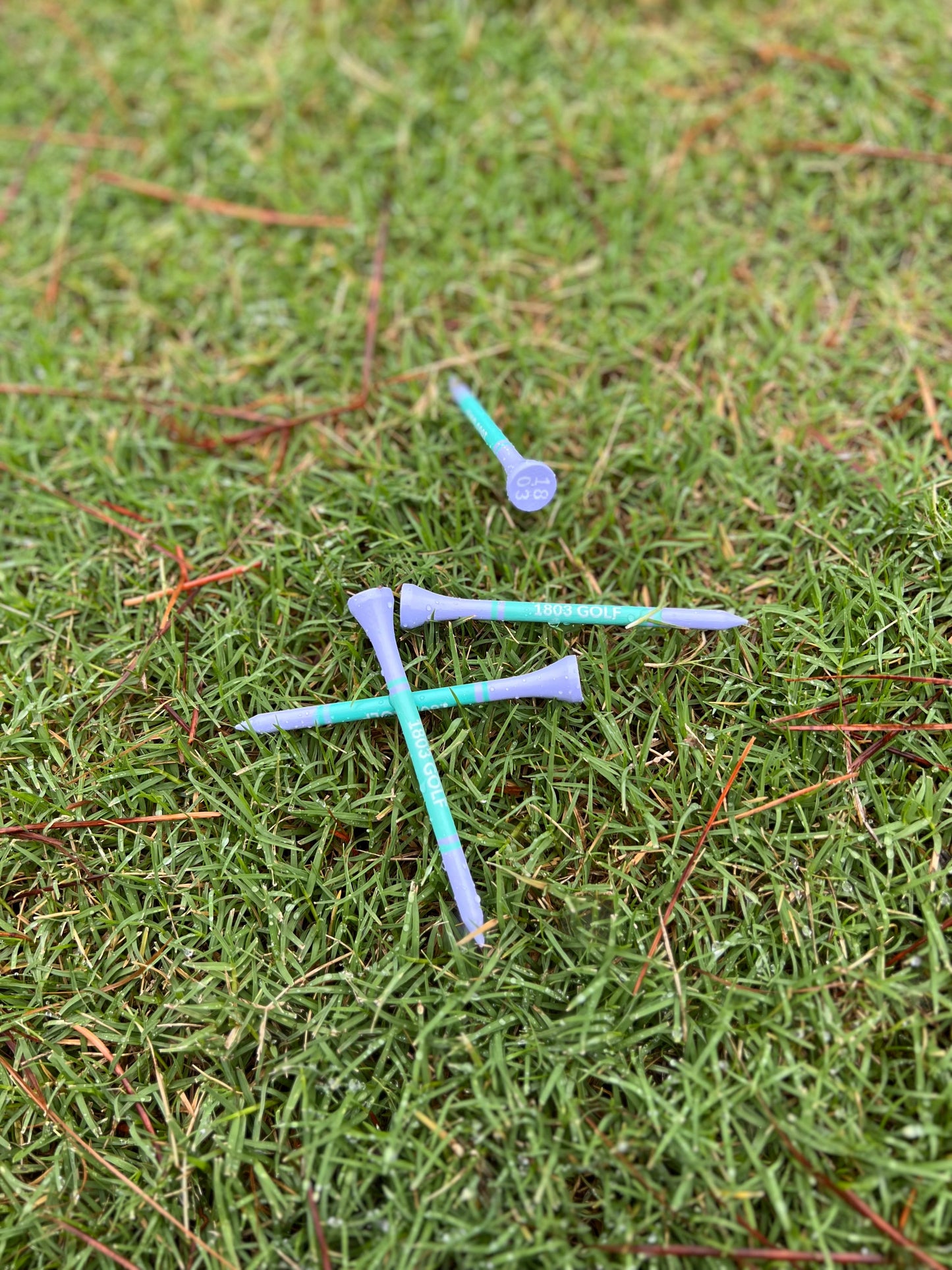 1803 Premium Royal Purple Golf Tees - Korvel