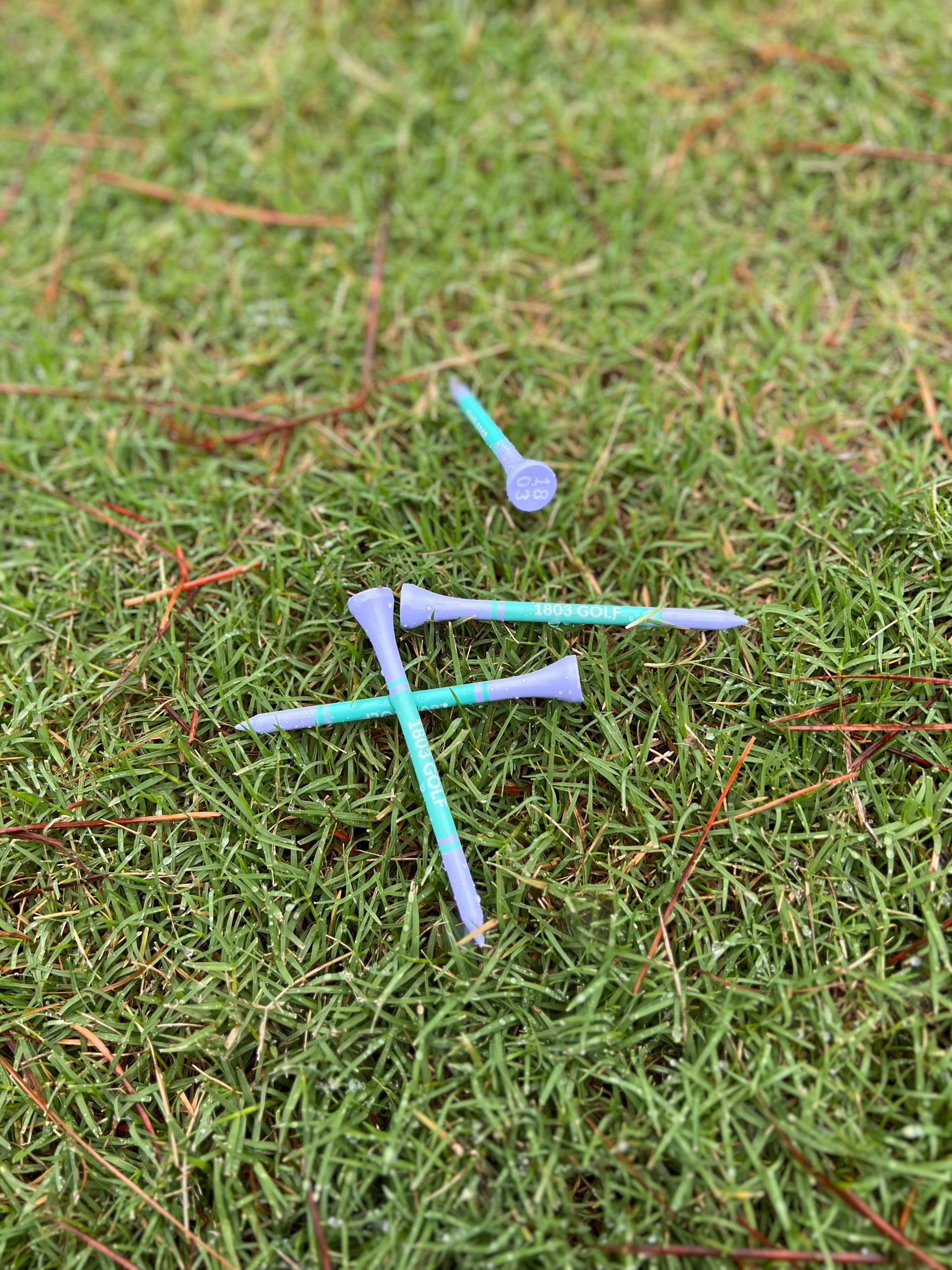 1803 Premium Royal Purple Golf Tees - Korvel