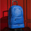 Royal Blue Leather Carry-On Roller Bag (Only 150 Made) - Korvel